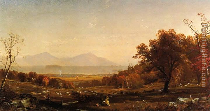 Lake George from Bolton painting - Alfred Thompson Bricher Lake George from Bolton art painting